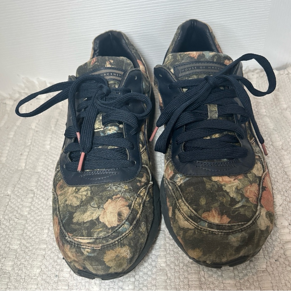 PUMA Star X House of Hackney HOH Mens Lace Up Floral Leather Trainers Size 12